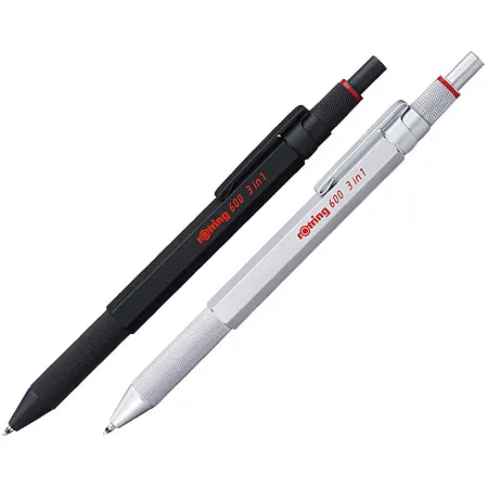 rOtring 600 3-in-1 Multicolor Pen and Mechanical Pencil